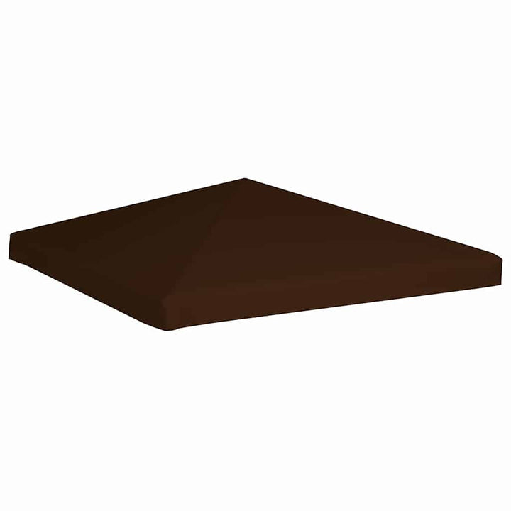pavillontopdække 310 g/m² 3 x 3 m brun