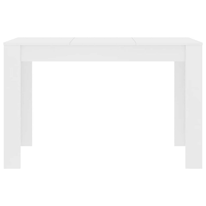 spisebord 120x60x76 cm konstrueret træ hvid