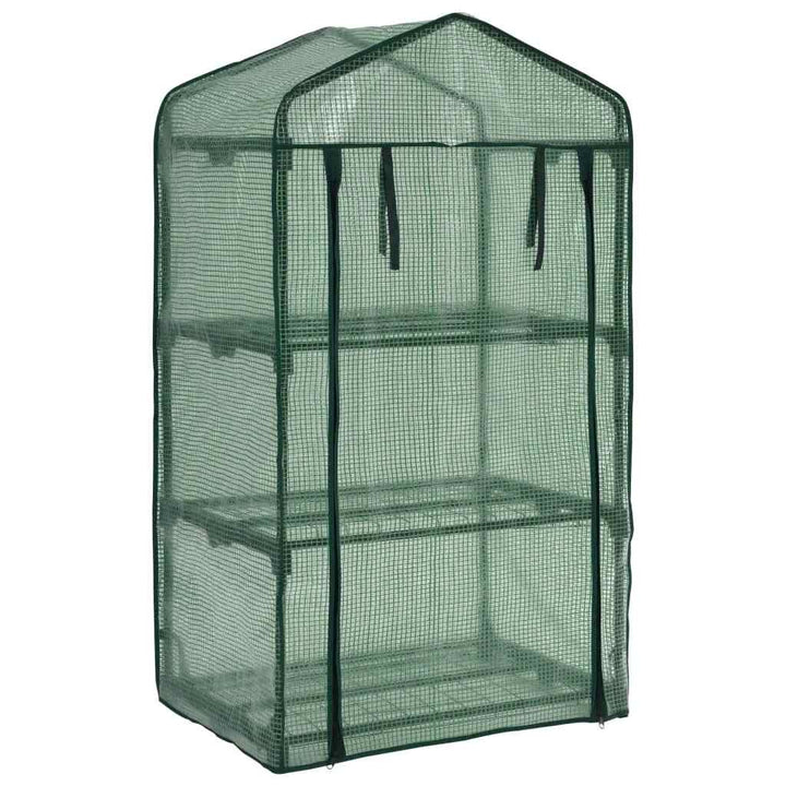 minidrivhus i 3 niveauer 69 x 49 x 125 cm