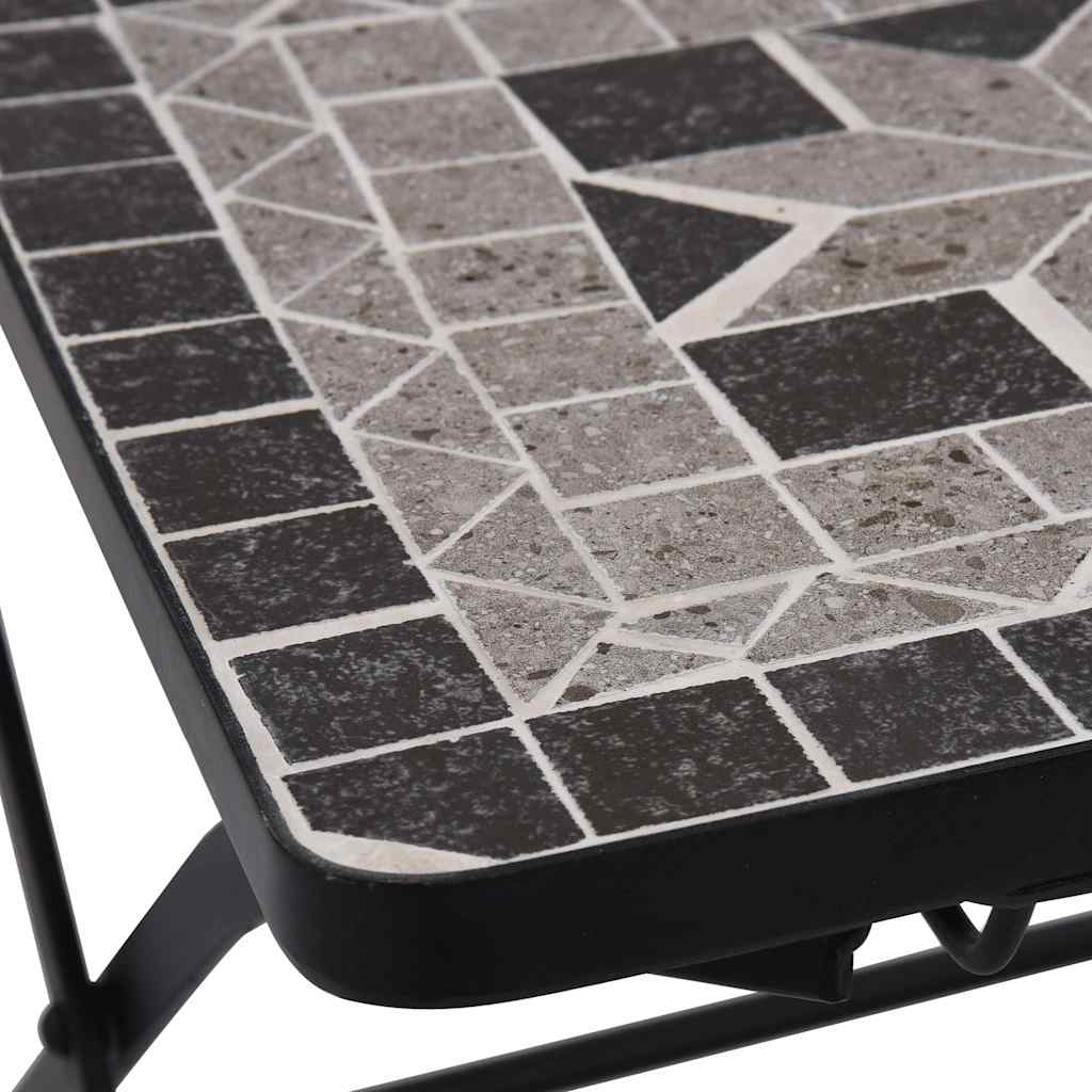Mosaic klapstole 2 stk. grå