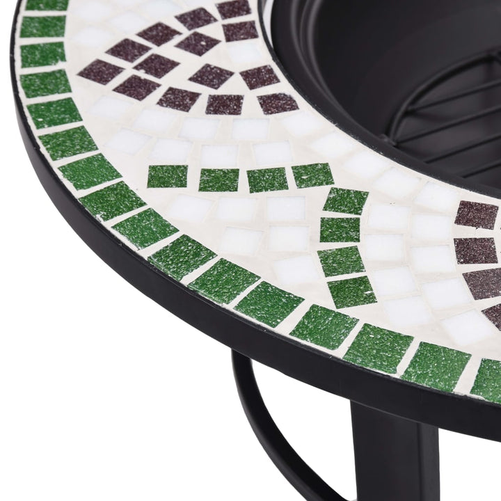 bålfad mosaik 68 cm keramik grøn