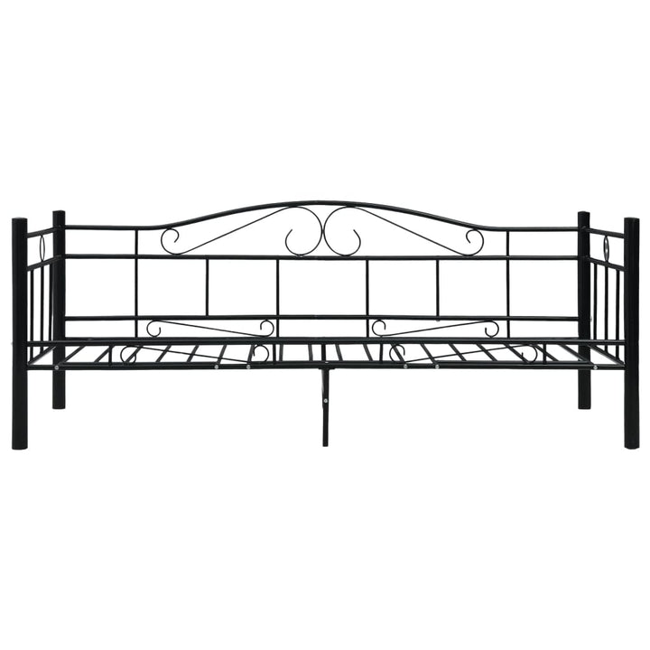 stel til daybed 90x200 cm metal sort