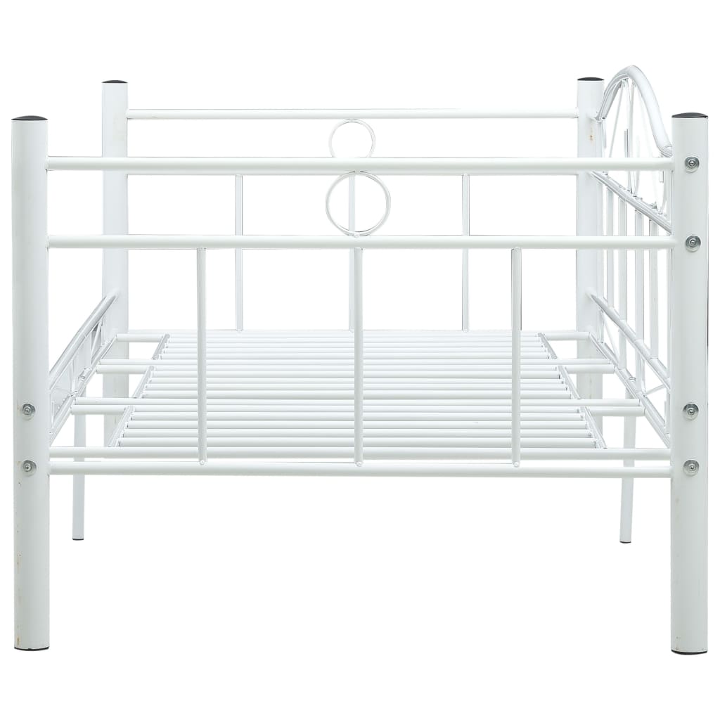 stel til daybed 90x200 cm metal hvid