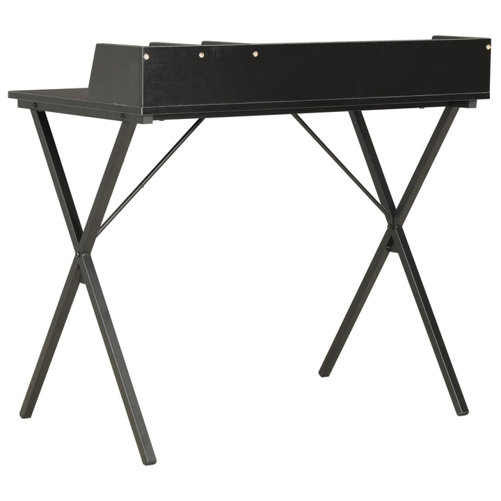 skrivebord 80 x 50 x 84 cm sort