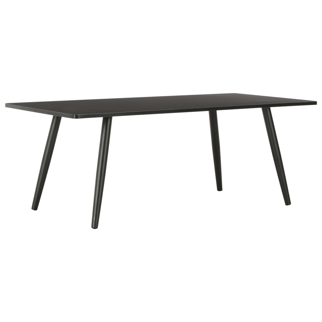 sofabord 120x60x46 cm sort