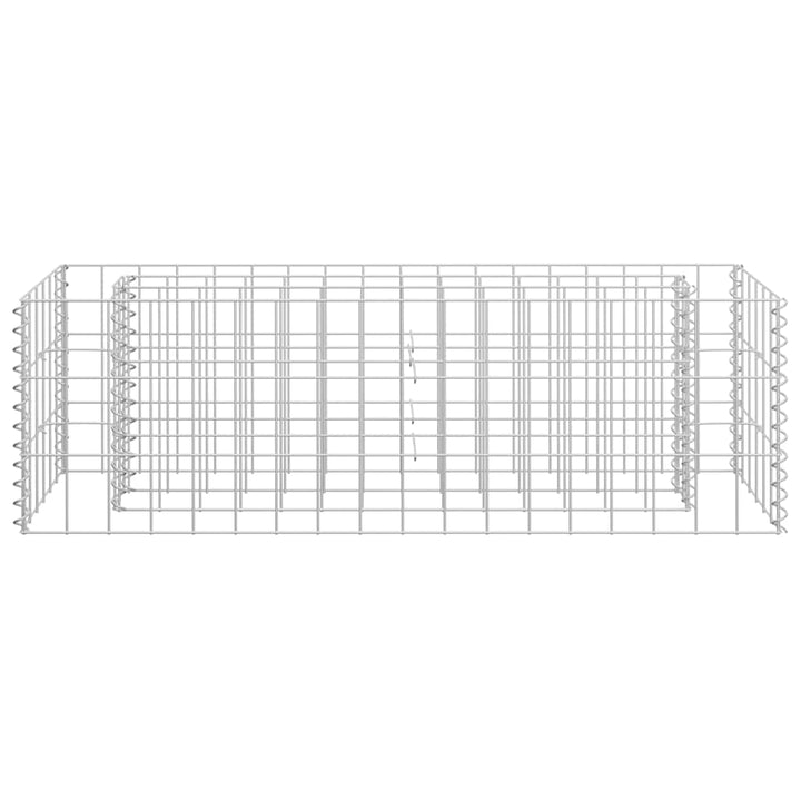 gabion-højbed 90x30x30 cm galvaniseret stål
