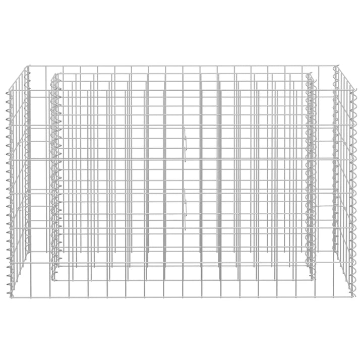 gabion-højbed 90x30x60 cm galvaniseret stål