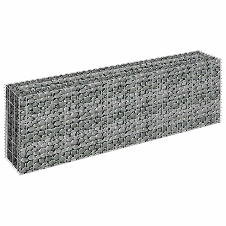 gabion-højbed 180x30x60 cm galvaniseret stål