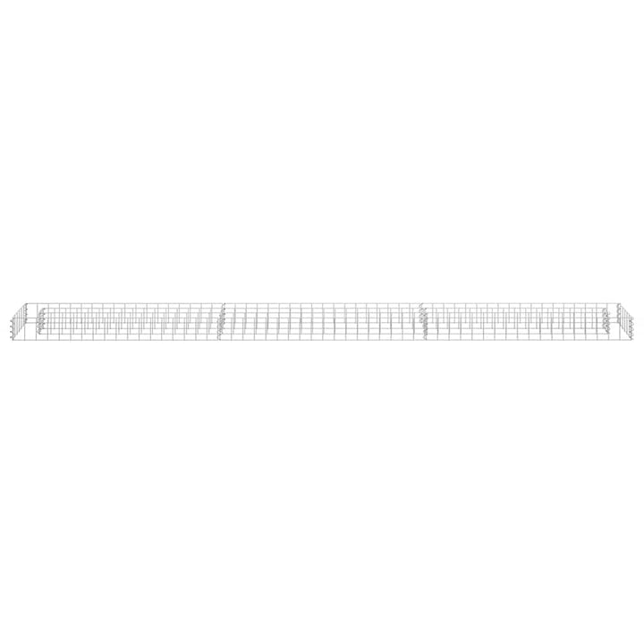 gabion-højbed 270x30x10 cm galvaniseret stål