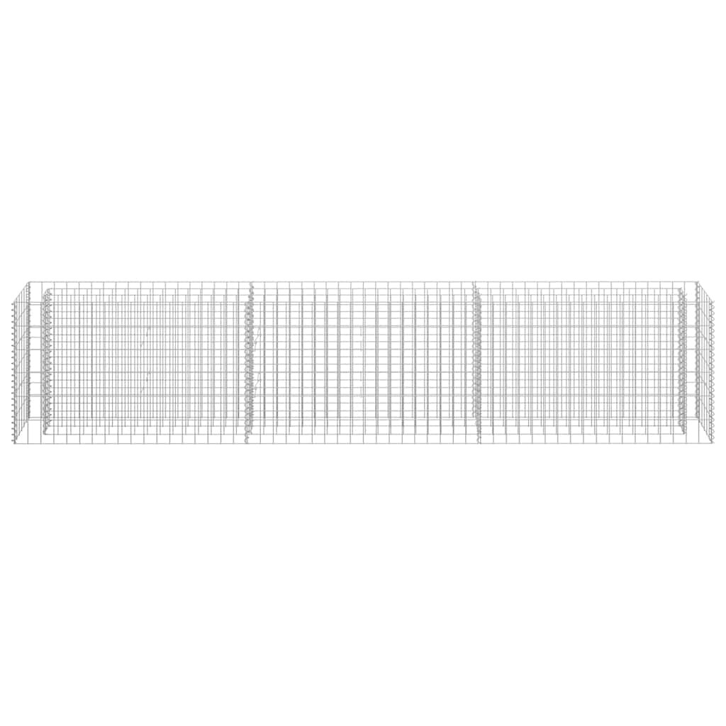 gabion-højbed 270x30x60 cm galvaniseret stål