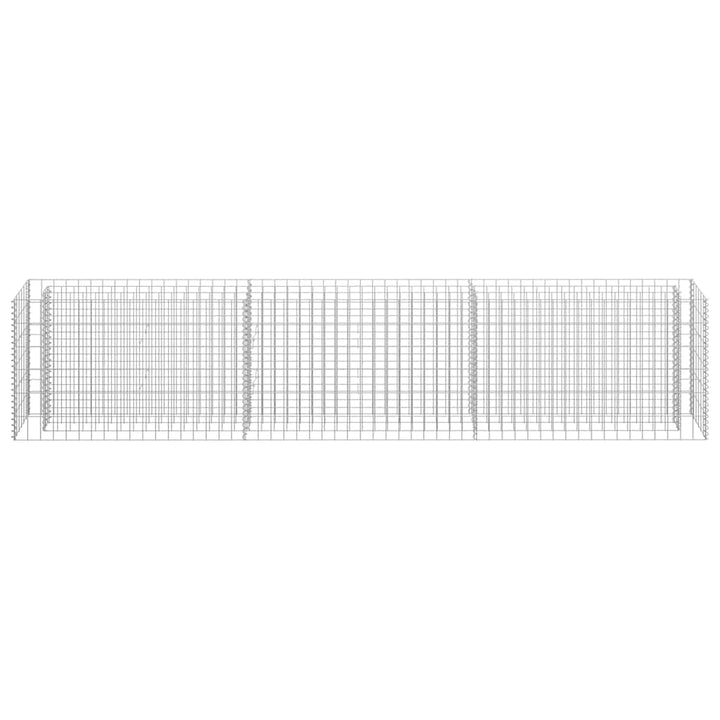 gabion-højbed 270x30x60 cm galvaniseret stål