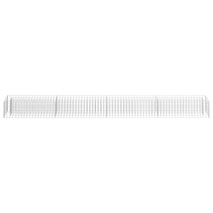 gabion-højbed 360x30x30 cm galvaniseret stål