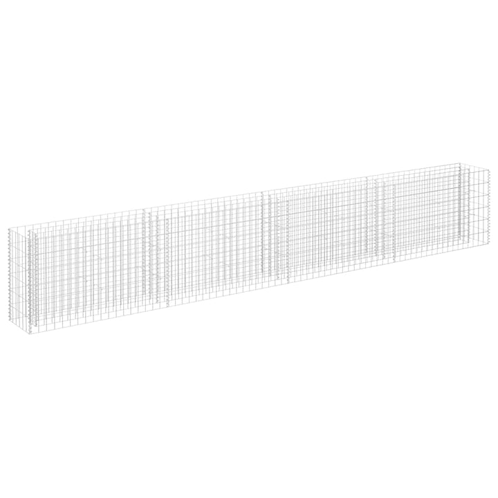 gabion-højbed 360x30x60 cm galvaniseret stål