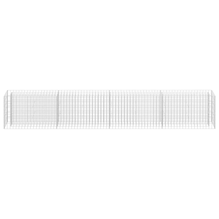 gabion-højbed 360x30x60 cm galvaniseret stål