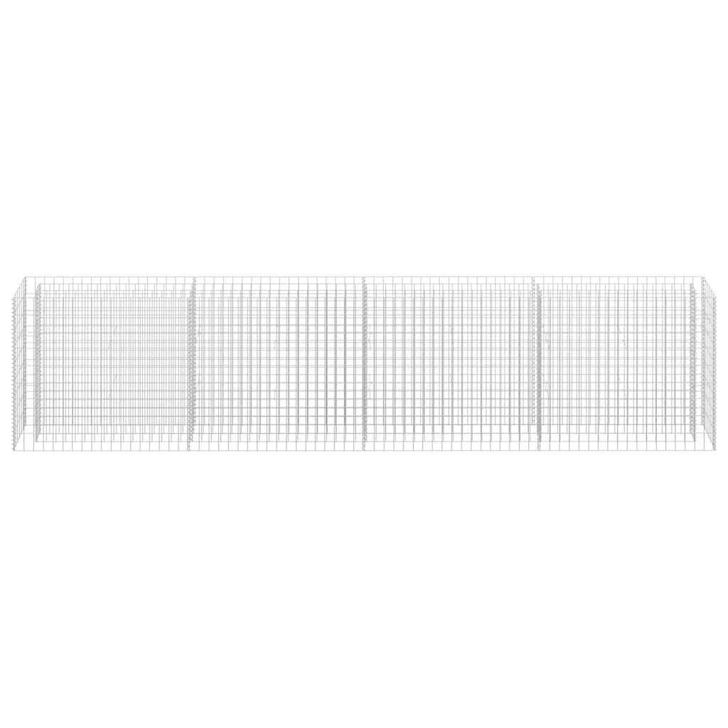 gabion-højbed 360x30x90 cm galvaniseret stål