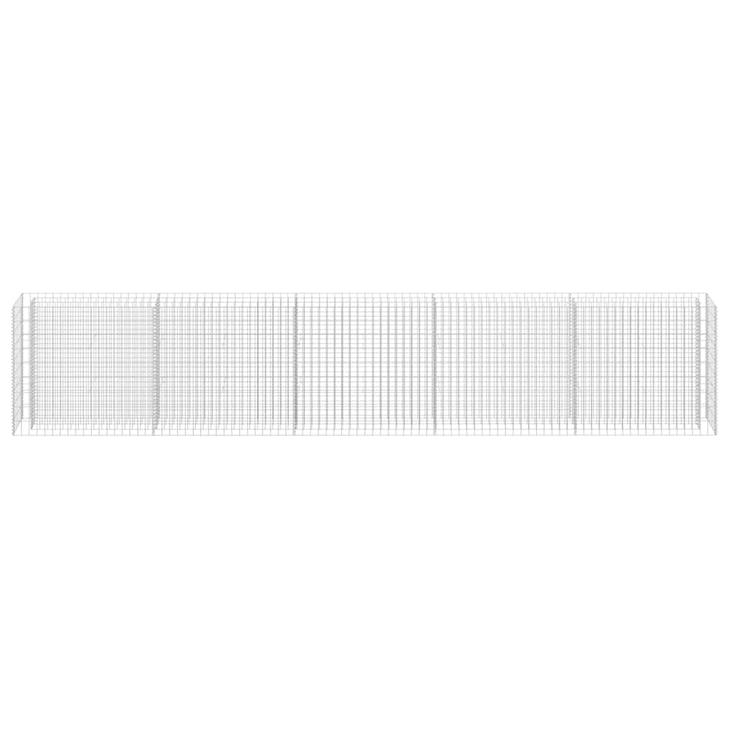 gabion-højbed 450x30x90 cm galvaniseret stål