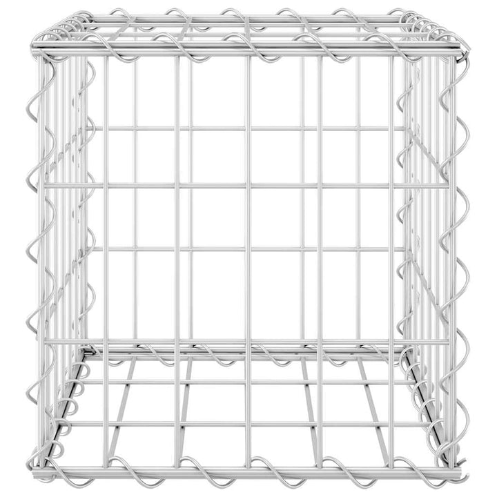 gabion-højbed 30x30x30 cm kubeformet stål