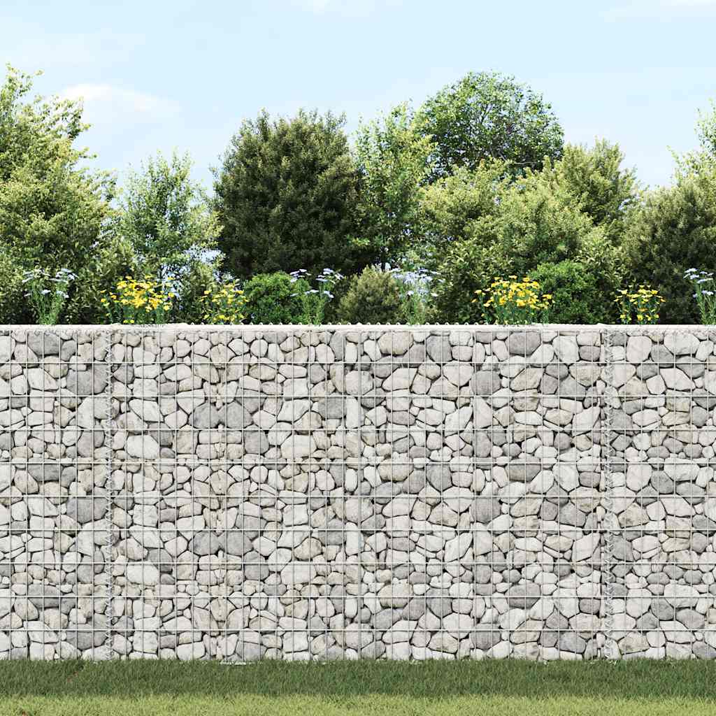 gabion-højbed 150x20x100 cm trapezformet galvaniseret stål