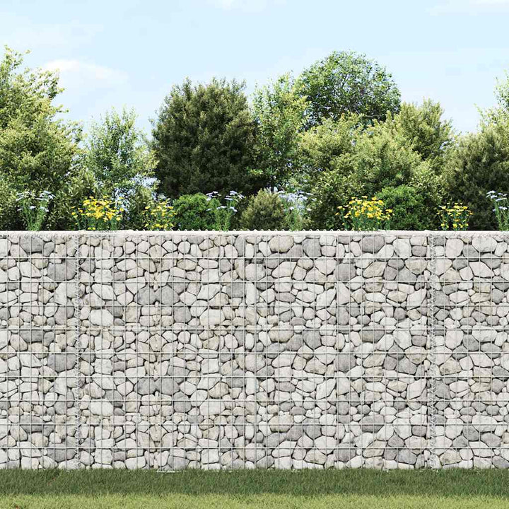 gabion-højbed 150x20x100 cm trapezformet galvaniseret stål