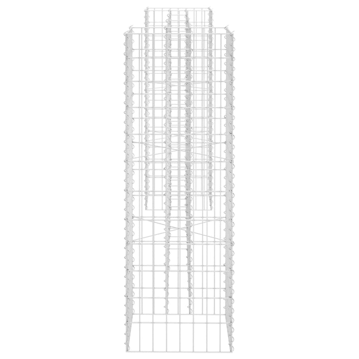 H-formet gabion-plantekasse 260x40x120 cm stål