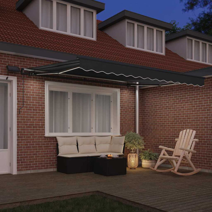 Markiseramme Antracit 3,5 x 2,5 m Aluminium