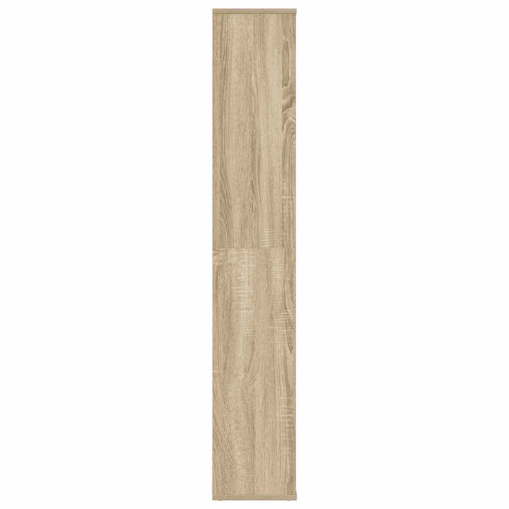 rumdeler/bogreol 100x24x140 cm konstrueret træ sonoma-eg