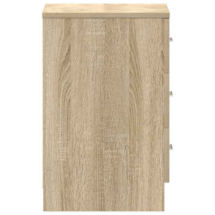 sengebord 38x35x56 cm konstrueret træ sonoma-eg