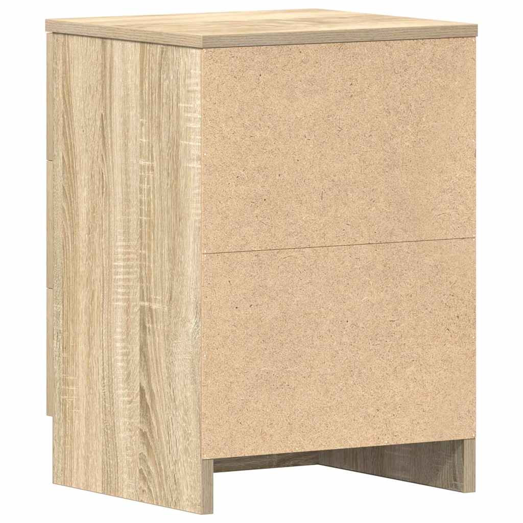 sengebord 38x35x56 cm konstrueret træ sonoma-eg