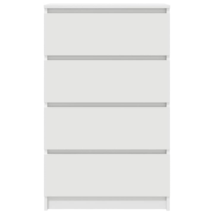 skænk 60x35x98,5 cm konstrueret træ hvid