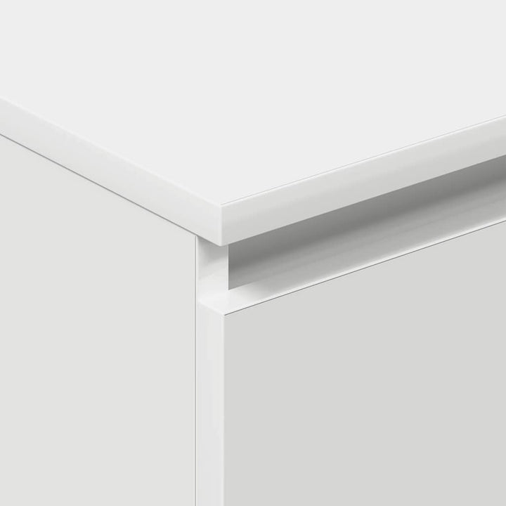 skænk 60x35x98,5 cm konstrueret træ hvid