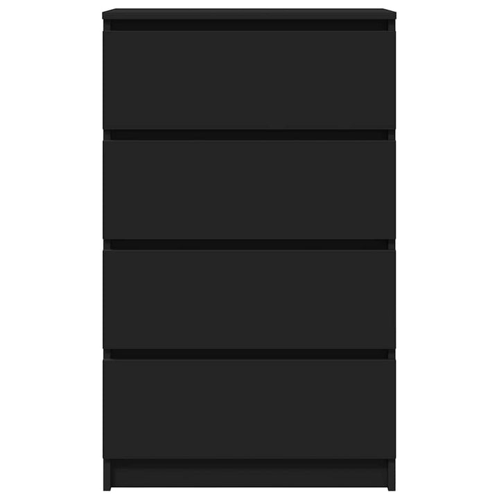 skænk 60x35x98,5 cm konstrueret træ sort