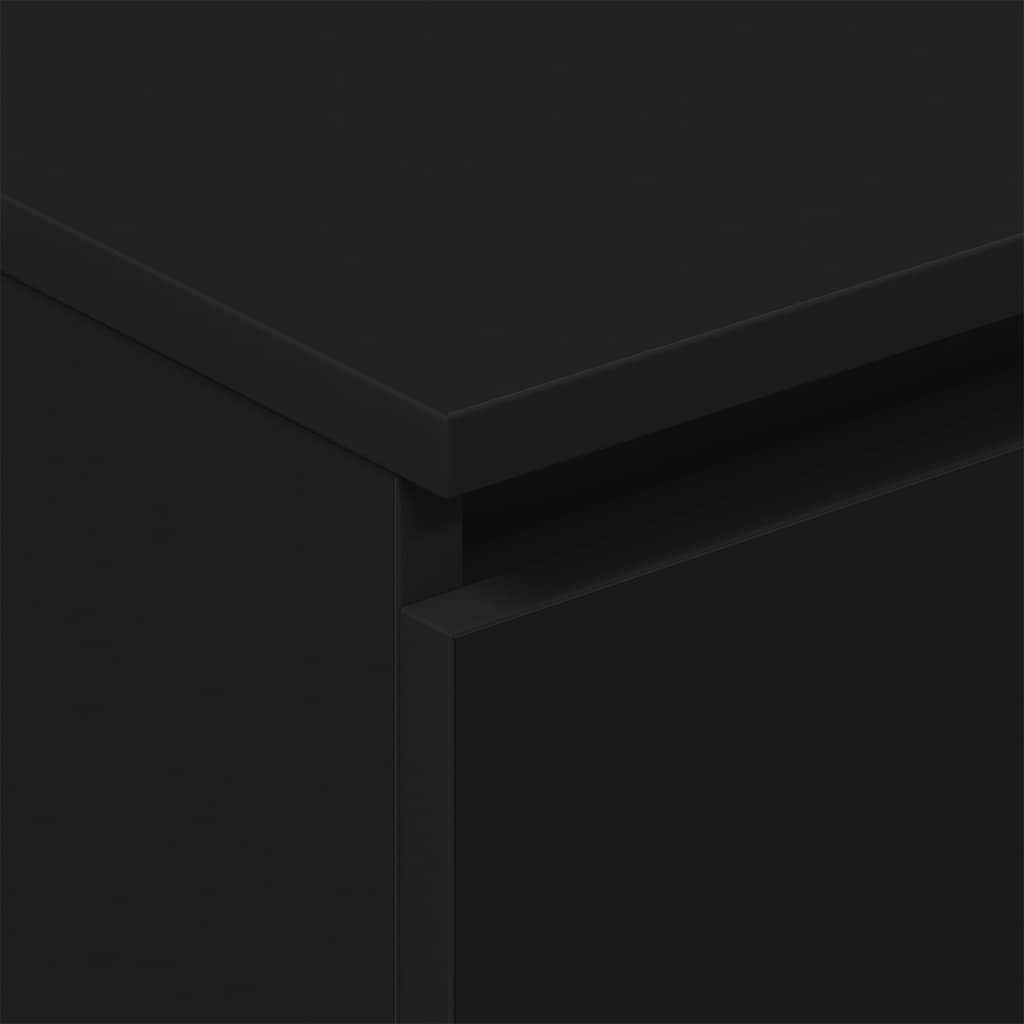skænk 60x35x98,5 cm konstrueret træ sort