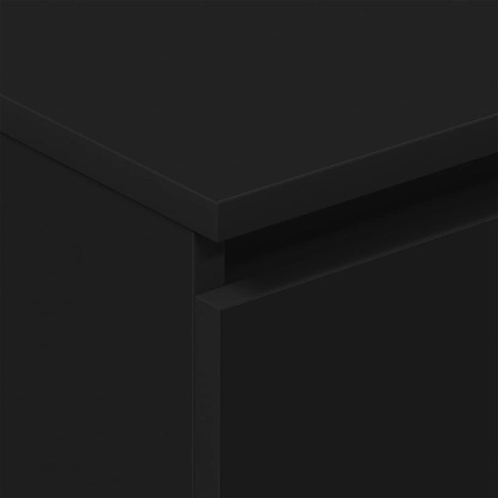skænk 60x35x98,5 cm konstrueret træ sort