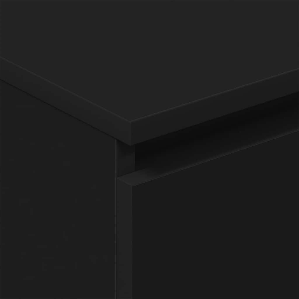 skænk 60x35x98,5 cm konstrueret træ sort