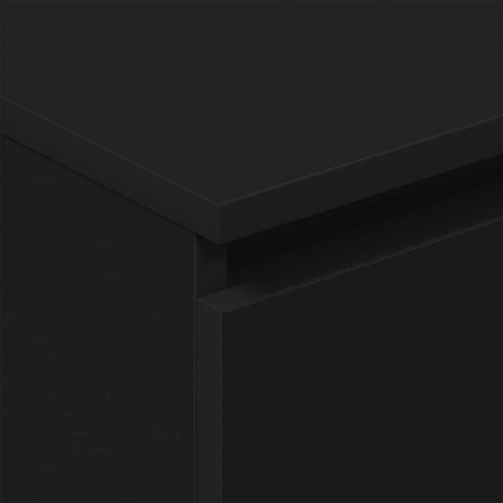 skænk 60x35x98,5 cm konstrueret træ sort