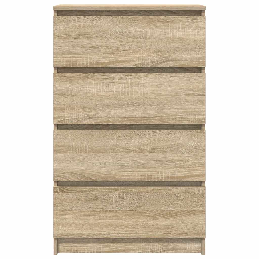 skænk 60x35x98,5 cm konstrueret træ sonoma-egetræsfarvet