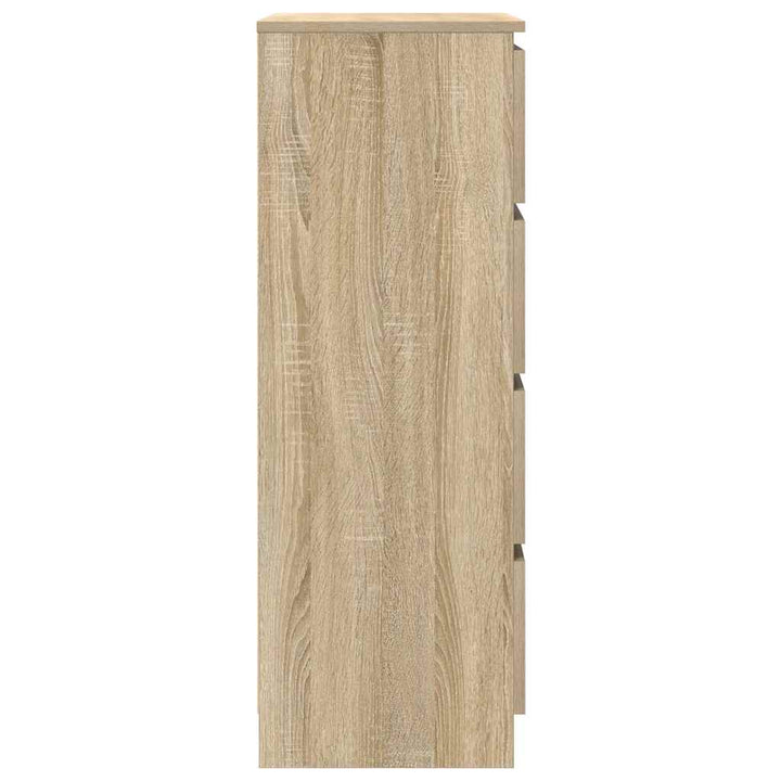 skænk 60x35x98,5 cm konstrueret træ sonoma-egetræsfarvet
