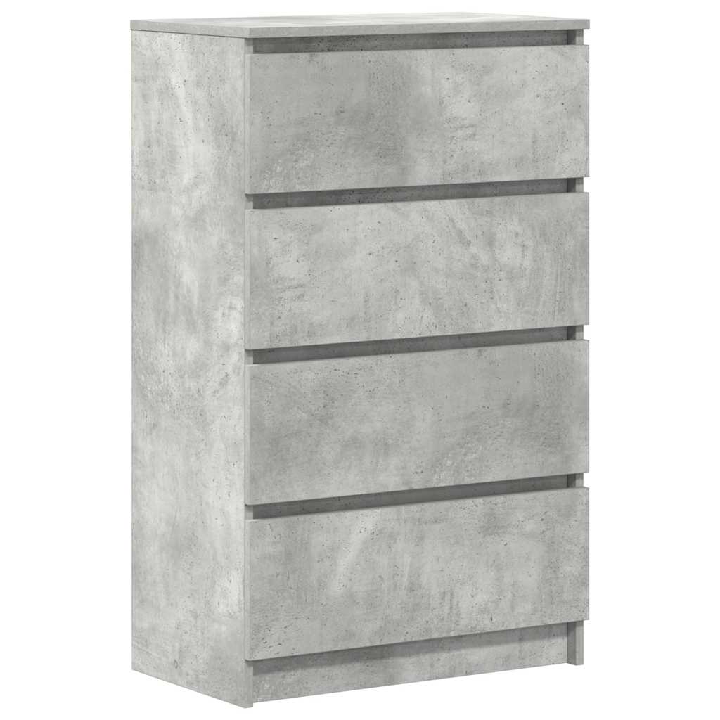 skænk 60x35x98,5 cm konstrueret træ betongrå