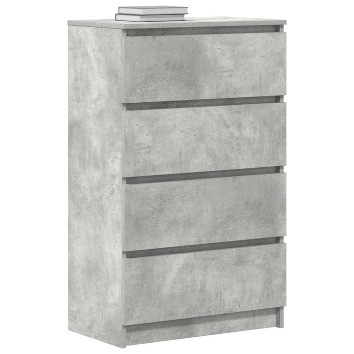 skænk 60x35x98,5 cm konstrueret træ betongrå
