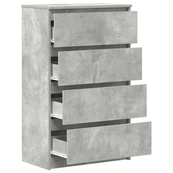 skænk 60x35x98,5 cm konstrueret træ betongrå
