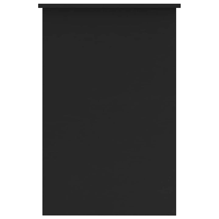 skrivebord 100x50x76 cm konstrueret træ sort