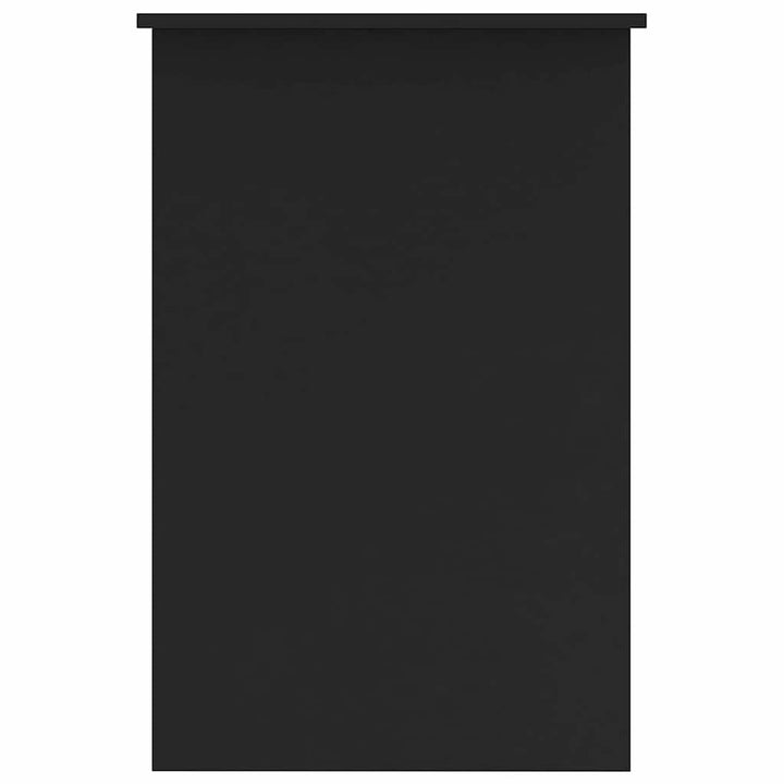 skrivebord 100x50x76 cm konstrueret træ sort