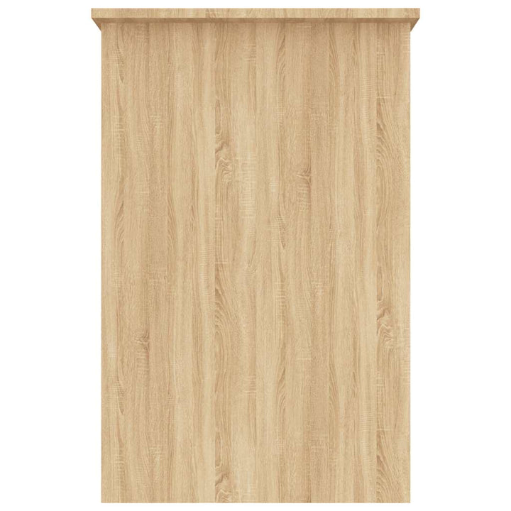 skrivebord 100x50x76 cm konstrueret træ sonoma-eg