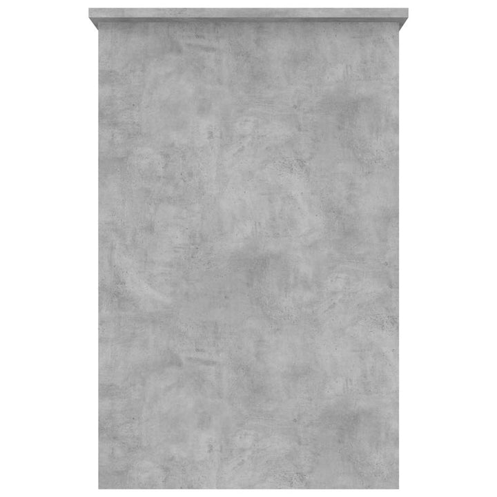 skrivebord 100x50x76 cm konstrueret træ betongrå
