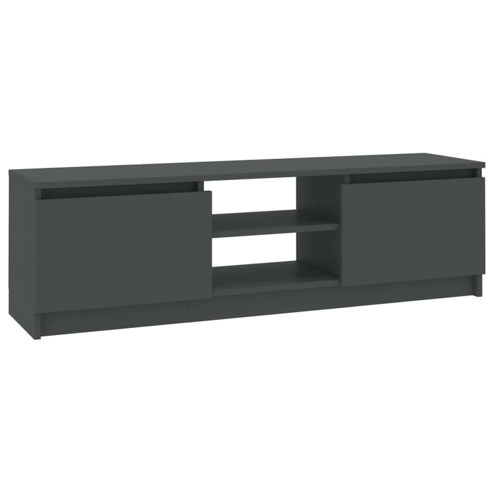 tv-skab 120x30x35,5 cm konstrueret træ grå