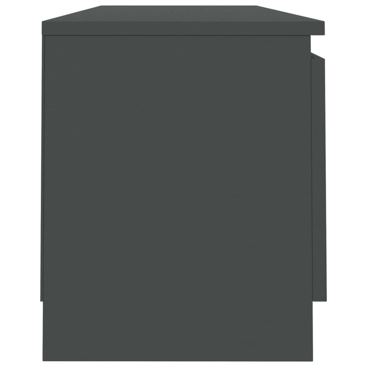 tv-skab 120x30x35,5 cm konstrueret træ grå