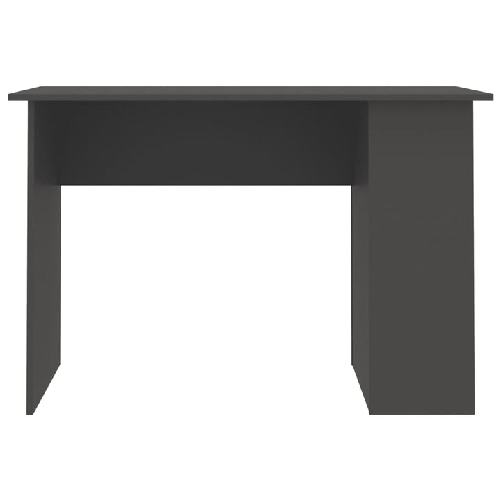 skrivebord 110x60x73 cm konstrueret træ grå