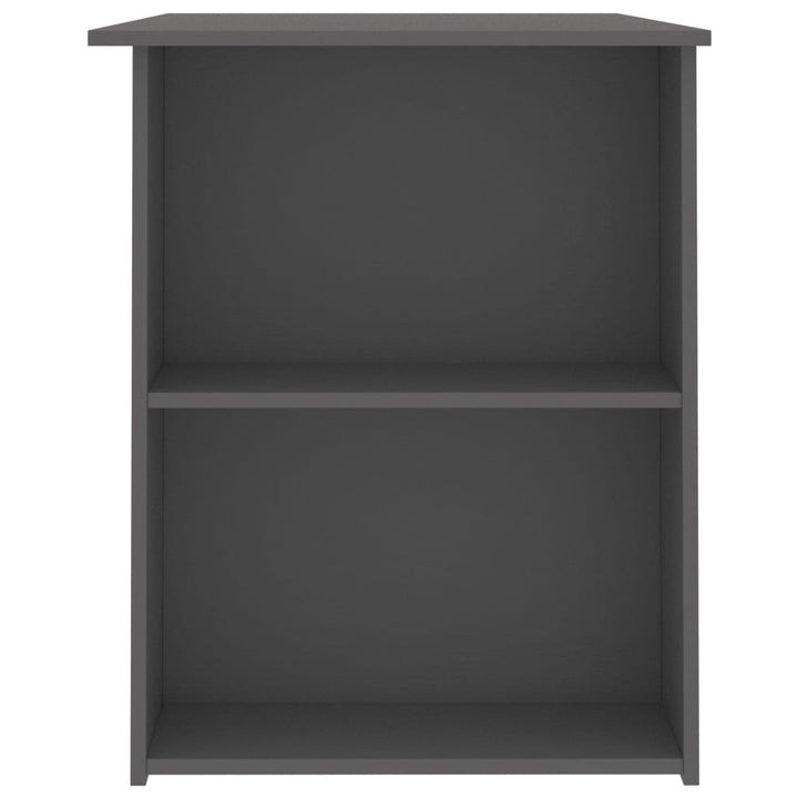 skrivebord 110x60x73 cm konstrueret træ grå