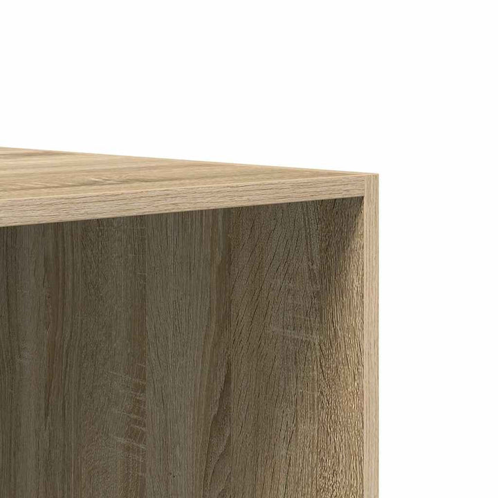 klædeskab 100x50x200 cm konstrueret træ sonoma-eg