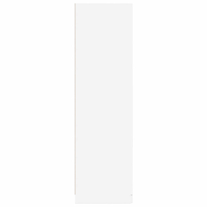 klædeskab 80x52x180 cm konstrueret træ hvid
